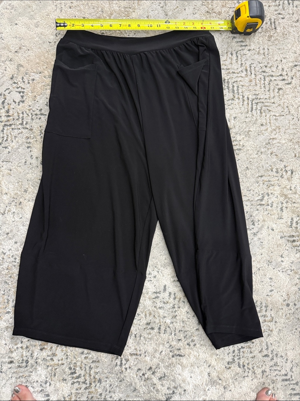 Joseph Ribkoff Black Relaxed Pull-On Jogger Pants with Side Pockets